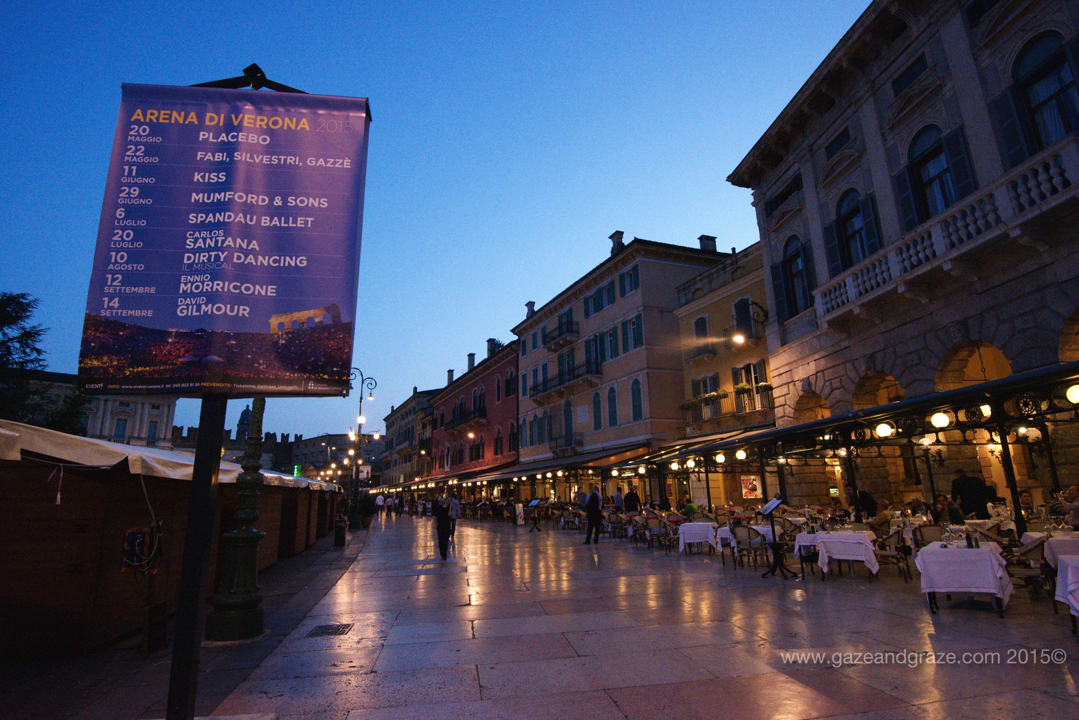 Restaurants by the Verona Arena