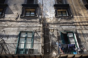 Palermo's old town buildings