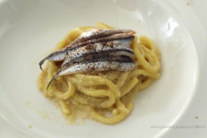 Ristorante Beati's pasta with anchovies