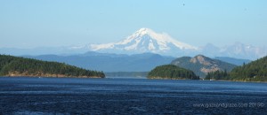 Mt Baker as seen from the San Juan Islands