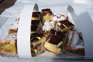 Tiramisu with our tasting of St. Paul's wine