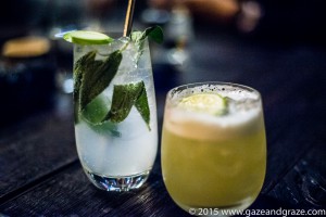 Start with drinks at Estelle by Scott Pickett