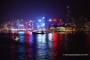 Hong Kong Island night view