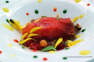 Arzak's red space egg