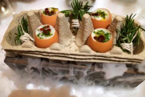 Odette's signature egg dish